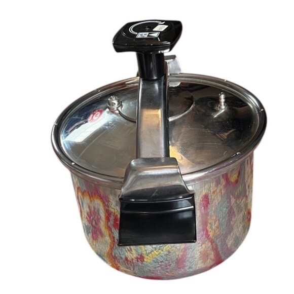 SEB 6L Stove Top Pressure Cooker Pot Made In France w/Steamer Insert - Picture 4 of 10